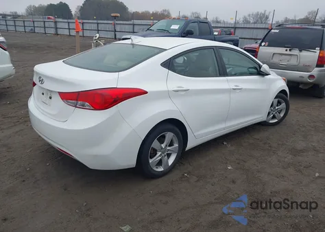 2013 Hyundai Elantra Gls from USA, damaged, VIN 5NPDH4AE6DH275988